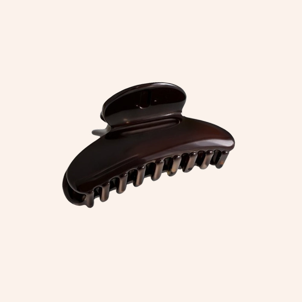 Cloud Claw Clip in Espresso acetate hair clip