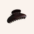 Cloud Claw Clip in Espresso acetate hair clip