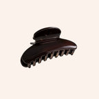 Cloud Claw Clip in Espresso acetate hair clip