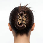 Snap Theory Cream Tortoise Cloud Claw Clip detail