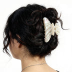 Opal Glow acetate claw clip for everyday updos